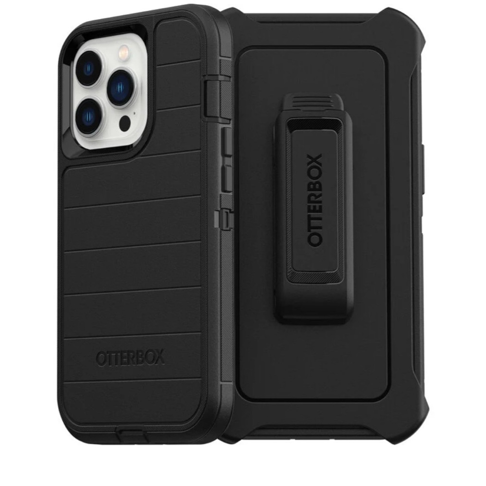 OtterBox Defender Series Pro iPhone 13 Pro Case Black Antimicrobial New